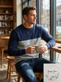 Club Room Mens Color Block Sweatshirt