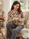 Planet Gold Juniors Animal-Print Sweater