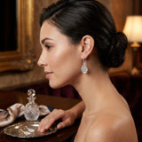 I.n.c. Silver-Tone Crystal Drop Earrings