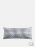 Kenneth Cole New York Houndstooth Grey Lumbar Pillow Cover