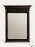 Sunny Wood BH2635m Barton Hill 26in Single Door Medicine Cabinet – Black