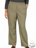 Karen Scott Women Pants Plus Mid-Rise Straight Leg Stretch, Size 2X