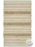 Vcny Home Cotton Jute Tufted Flatweave Scatter Rug – 27 x 45