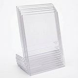 Azar Displays 112716, L Shaped Acrylic Sign HLR, 7W X 11H, 10pk