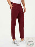 I.n.c. Mens Piped Drawstring Jogger Pants, Size Medium