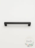 Emtek 86166 Trail 12 Inch Center to Center Handle Cabinet Pull Flat Black