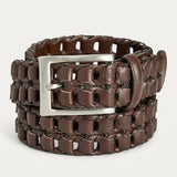 Perry Ellis Mens Link-Braid Belt, Size Large