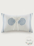 Harbor House Crystal Beach 12″ x 20″ Embroidered Oblong Decorative Pillow