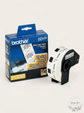 Brother Die-Cut Round Paper Labels 1 Did 1000/Roll White DK1218