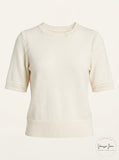 Joie Feona Crochet Trim Sweater , Size XS