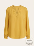 I.n.c. Petite V-Neck Top, Size PS