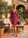 Trina Turk Nicole Crochet Dress W/ Bubble Sleeves, Size 4