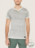 Buffalo David Bitton Mens Kali Space Dyed T-Shirt, XL