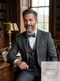 Ryan Seacrest Distinction Mens Reversible Pre-Tied Bow Tie