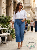 Seven7 Jeans Trendy Plus Size Patch-Pocket Bootcut Jeans