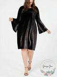 Alfani Womens Plus Evening Velvet Cocktail Dress, Size 18W