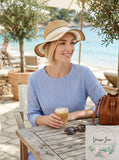 Inc Packable Raffia Panama Hat