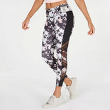 Ideology Printed Mesh-Trimmed Ankle Leggings, Size XL