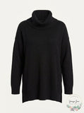 Bar III Womens Black Long Sleeve Turtle Neck Sweater,Size XS