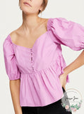 Free People Veronica Sweetheart Top, Size Large