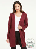 Alfani Metallic Open-Front Cardigan, Size Medium