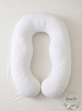 Cheer Collection Hypoallergenic Down Alternative Pregnancy U Shaped Body Pillow