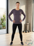 Jessica Simpson The Warm Up Juniors Open-back Compression Top, Large