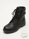 Cliffs by White Mountain women's Kaylor Ankle Boots Black Fabric/8.5