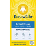 Renew Life Fish Oil, Norwegian Gold? Omega-3 Supplement ? 120 Softgel Capsules