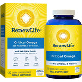 Renew Life Fish Oil, Norwegian Gold? Omega-3 Supplement ? 120 Softgel Capsules