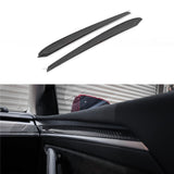 Repalcement Real Carbon FiberDoor Trim Panel for Model 3/Y