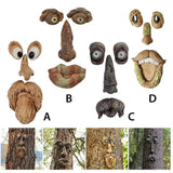 Resin Old Man Tree Hugger Bark