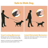 Retractable Dog Leash 16ft Extendable Range Heavy Duty Dog Walking Leash