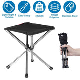 Retractable Portable Folding Chair Easy Set Up Backpacking Stool