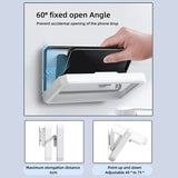 Retractable Rotatable Waterproof Lazy Mobile Phone; Shower And Wall Bracket Phone Shower Case