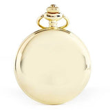 Retro Smooth Men Pocket Watch with Chain