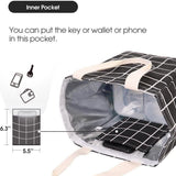 Reusable Lunch Bag Insulated Lunch Box Canvas Fabric with Aluminum Foil