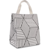 Reusable Lunch Bag Insulated Lunch Box Canvas Fabric with Aluminum Foil