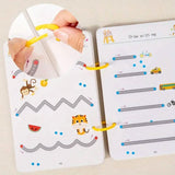 Reusable Magic Practice Workbook Set with Erasable Pen and Refills