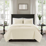 Reversible Quilt Set Cream King/Cal King