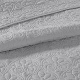 Reversible Quilt Set Grey Full/Queen
