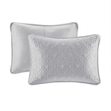 Reversible Quilt Set Grey Full/Queen