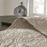 Reversible Quilt Set Khaki Twin/Twin XL