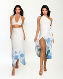 Reversible Wrap Skirt - Palma Cotton