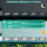 RGB Color LED Digital Alarm Clock