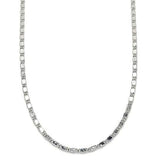 Rhodium Filled High Polish Finish Basic Necklace