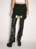 Rick Owens Women Stefan Mini Skirt