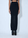 Rick Owens Women Wool Knit Maxi Skirt