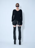 Rick Owens Women Hiked Long Sleeve Top