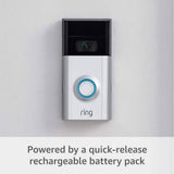 Ring Video Doorbell 2 with HD Video and Motion Activated Alerts (Refurbished)